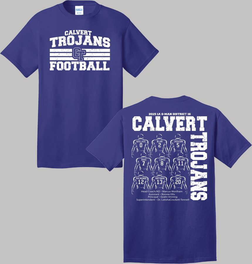 Calvert Trojans football shirts