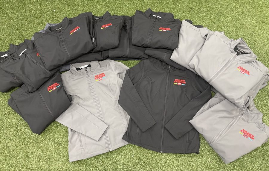 Embroidered jackets for Grand Station in College Station